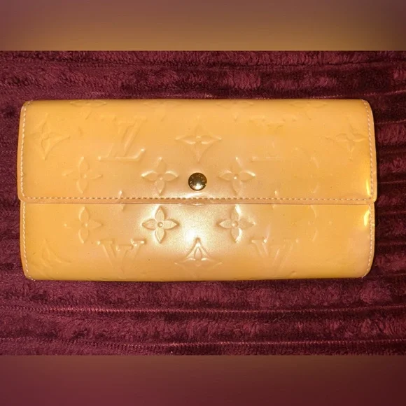 Louis Vuitton | Bags | Louis Vuitton Yellow Vernis Wallet  display picture 1